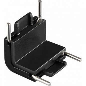 Соединитель с токопроводом "Г" NOVOTECH EASY 135271 SHINO NT24 (потолок/стена) для низковольтного шинопровода IP20 24V черный